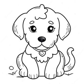 Sot Goldendoodle Valp Malarbild 85518-26449