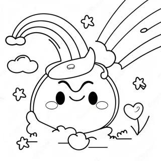 Lyckosymboler Med Regnbagar Malarbild 85572 26497