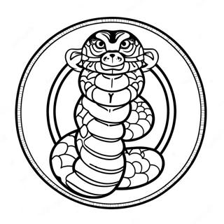 Cobra Kai Logotyp Malarbild 85595-26505