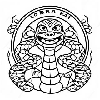 Cobra Kai Logotyp Malarbild 85595-26508