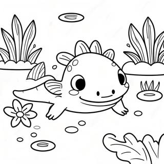 Axolotl Målarbilder