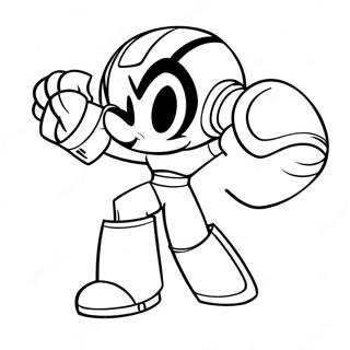 Klassisk Megaman I Action Malarbild 85750-26629