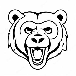 Chicago Bears Logotyp Malarbild 85852-26706