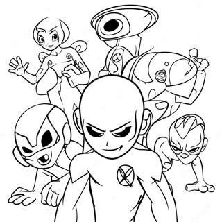 Ben 10 Utomjordingar Malarbild 86087 26902