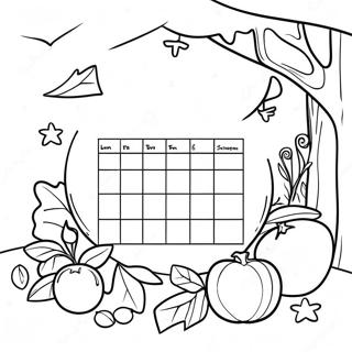 Sasongsbetonad Kalender Malarbild 86184-26969