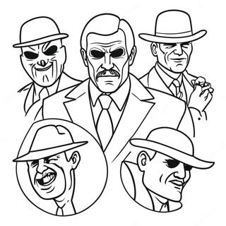 Skurkar Malarbild 86516-27251