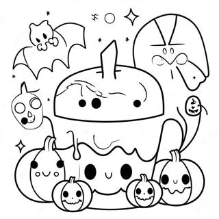 Halloween Kawaii Malarbild 86748-27410