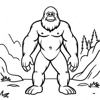 Bigfoot Malarbild 86774-27431