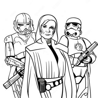 Star Wars Karaktarer Malarbild 87697-28145