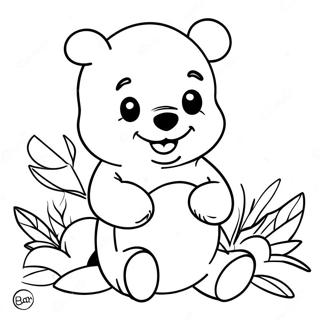 Baby Nalle Puh Malarbild 88056-28604