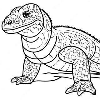 Komodovaran Målarbilder