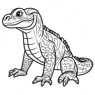 Komodovaran Malarbild 88209-28719