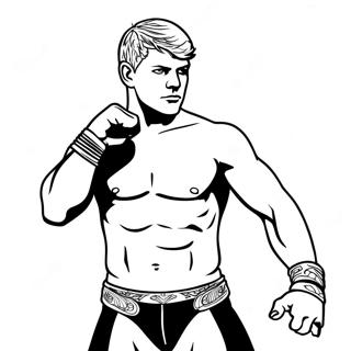 Cody Rhodes Malarbild 88285-28780