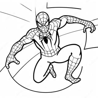 Charmig Spiderman I Aktion Malarbild 88573 29009