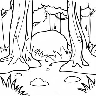 Livlig Skogsekosystem Malarbild 88700-29103