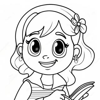 Rolig Dork Diaries Karaktar Malarbild 88983-29317