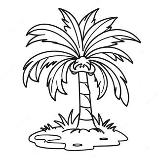 Palmtrad Malarbild 89059-29374