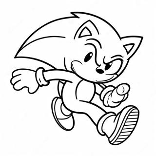 Sonic The Hedgehog Springer Snabbt Malarbild 89808-29957