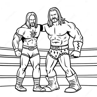 Wwe Masterskapsmatch Malarbild 89860-29998