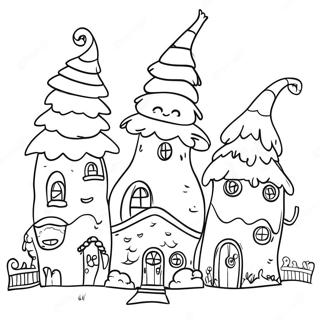 Whoville Hus Malarbild 89885-30015