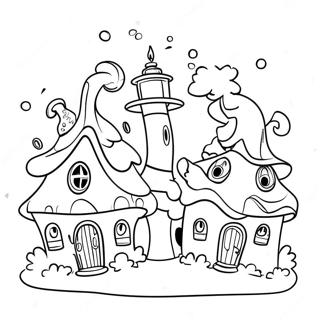 Whoville Hus Malarbild 89885-30016