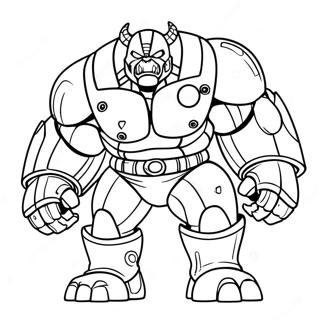 Hulk Buster I Aktion Malarbild 89988-30098