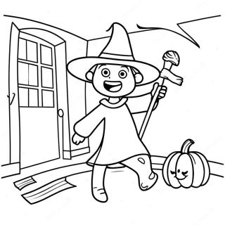 Magisk Rum Pa Kvasten Malarbild 90351-30377