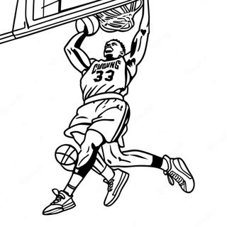 Giannis Dunkar Basket Malarbild 90610-30577