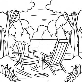 Avkopplande Naturscen Malarbild 90688-30641