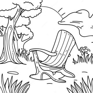 Avkopplande Naturscen Malarbild 90688-30642