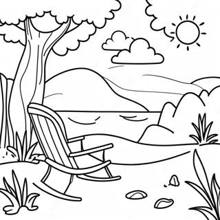 Avkopplande Naturscen Malarbild 90688-30644