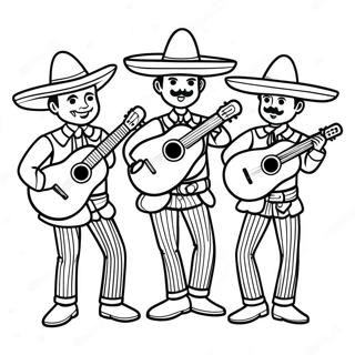 Cinco De Mayo Mariachi Band Malarbild 90894-30811