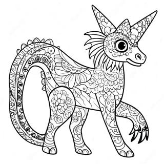 Alebrije Malarbild 91251-31142