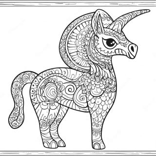 Alebrije Malarbild 91251-31144