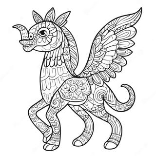 Alebrije Målarbilder