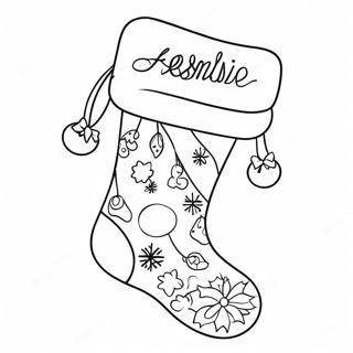 Festlig Malarbild Av Julstrumpa 91431-31288