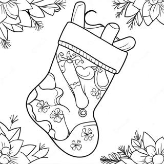 Julstrumpa Målarbilder