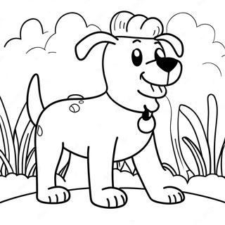 Hunddag Målarbilder