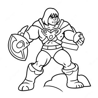 He Man I Aktion Malarbild 91940-31686