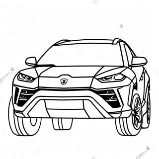 Lamborghini Urus Off Road Malarbild 9206-918