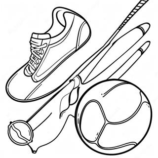Olympisk Sportutrustning Malarbild 92790-32355