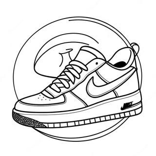 Nike Logotyp Malarbild 9289-1396