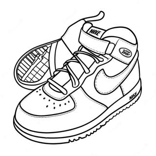 Nike Sneaker Malarbild 9290-1406