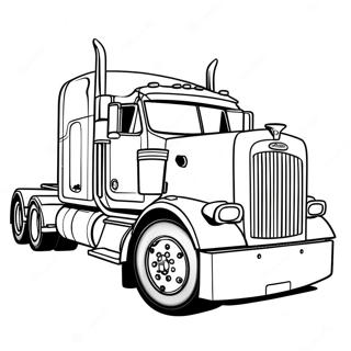 Peterbilt Lastbil Malarbild 93068-32564