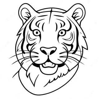 Lsu Tiger Maskot Malarbild 93302-32745