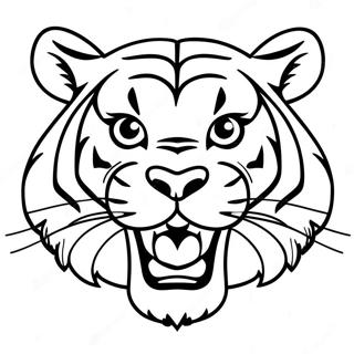 Lsu Tiger Maskot Malarbild 93302-32746