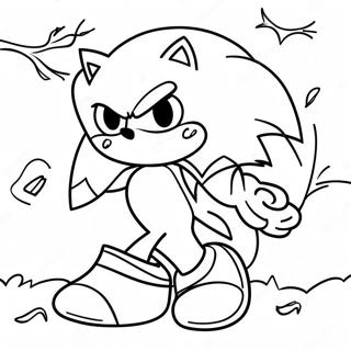 Sonic Trick-Or-Treating Målarbild Målarbilder