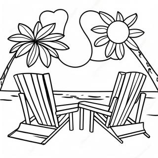Solig Strandsemester Malarbild 93588-32978