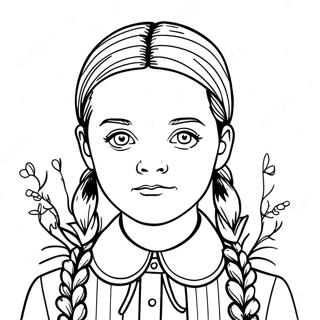 Wednesday Addams Målarbilder