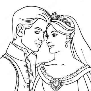 Prins Och Prinsessa Malarbild 94151-33404